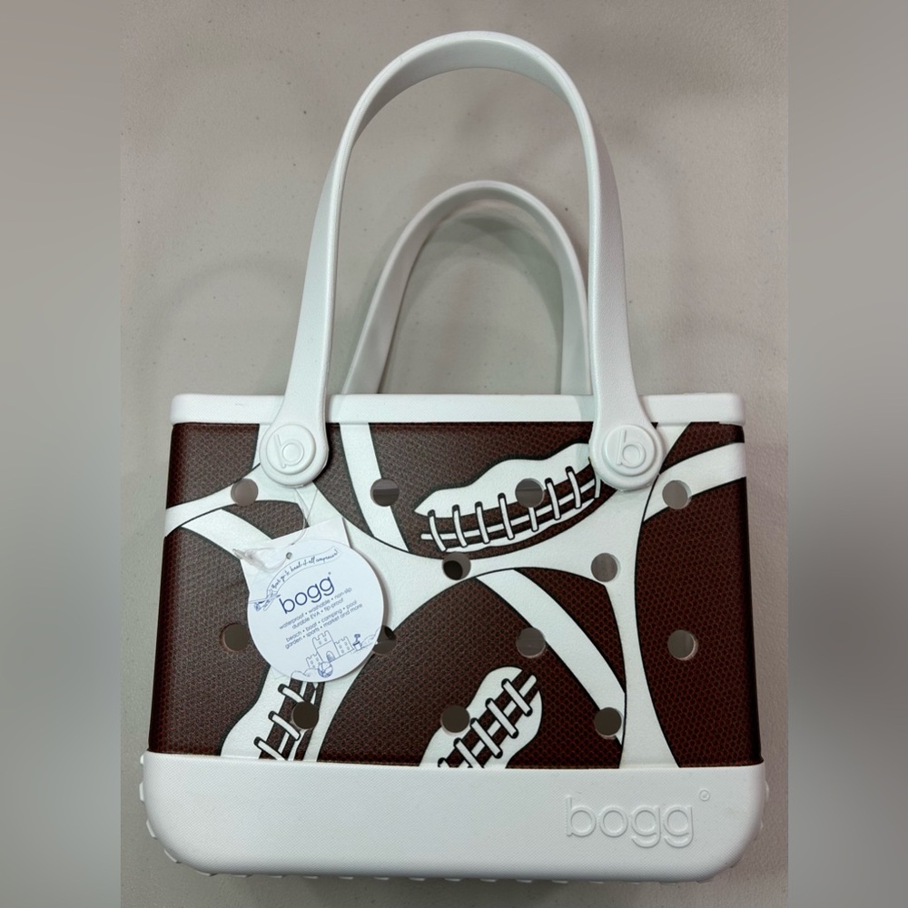 Bitty Bogg “Fair Catch” Football Themed Tote